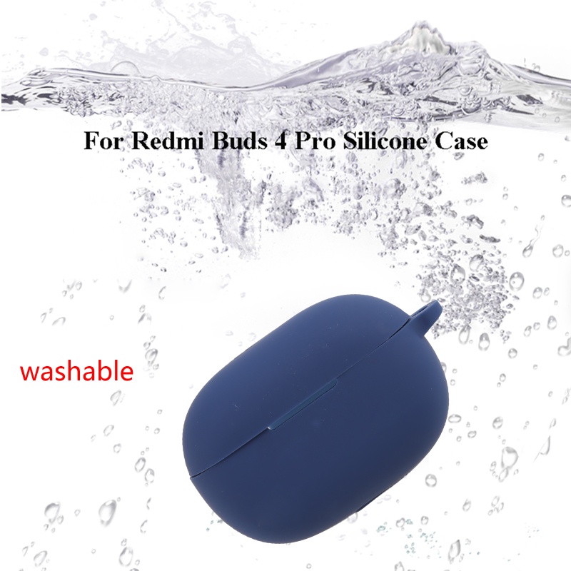 Vỏ Bảo Vệ Hộp Sạc Tai Nghe RedmiBuds 4 Pro Không Dây Chống Sốc Chống Va Đập Có Thể Giặt Được