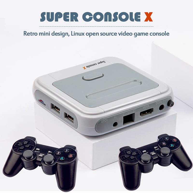 Máy Chơi Game Điện Tử Cao Cấp Super Console X - Tích hợp 33.000+ trò chơi - Máy chơi game không dây