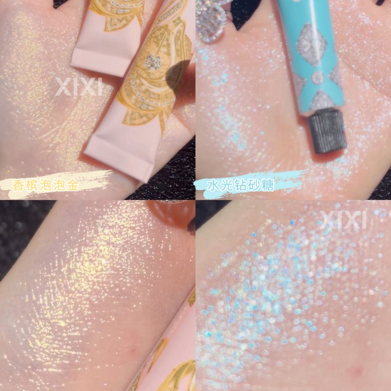 [Hàng mới về] Kem Bắt Sáng Dạng Lỏng Xixi Màu Lấp Lánh Trang Điểm Làm Sáng Da Mặt