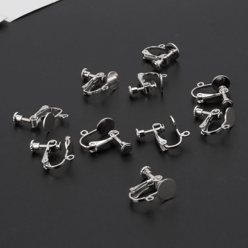 Sa Kẹp Chuyển Đổi Mạ Làm Bông Tai Thủ Công Diy Chất Lượng Cao