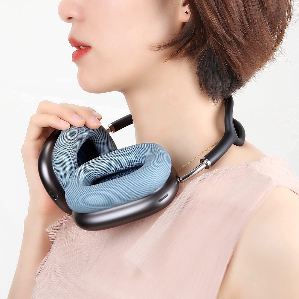 Đệm Tai Nghe Bằng Da Protein Thay Thế Cho Tai Nghe Apple AirPods Max