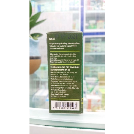 Tinh dầu Sả Chanh Bà Bé