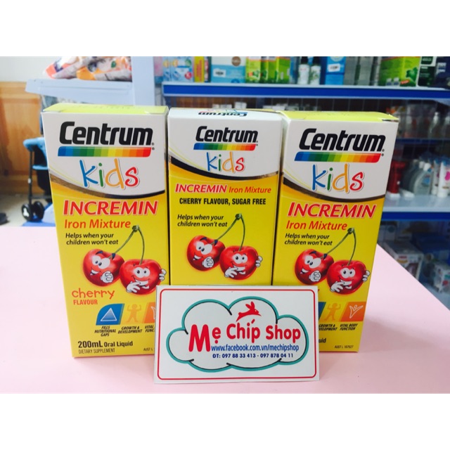 Siro Centrum Kids 200ml của Úc cho trẻ biếng ăn