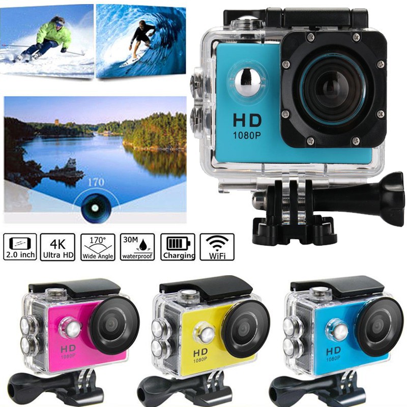 Máy quay thể thao chống nước kích thước 2.0" 1080P | BigBuy360 - bigbuy360.vn