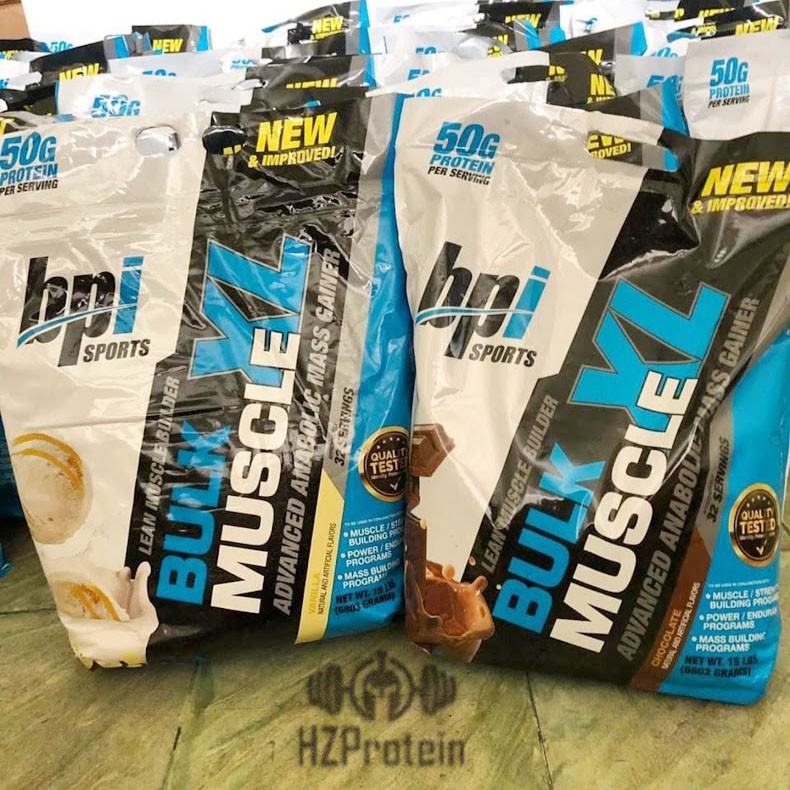 [QUÀ TẶNG] BPI BULK MUSCLE XL MASS GAINER - TĂNG CÂN TĂNG CƠ HÀM LƯỢNG KHỦNG (15 LBS)