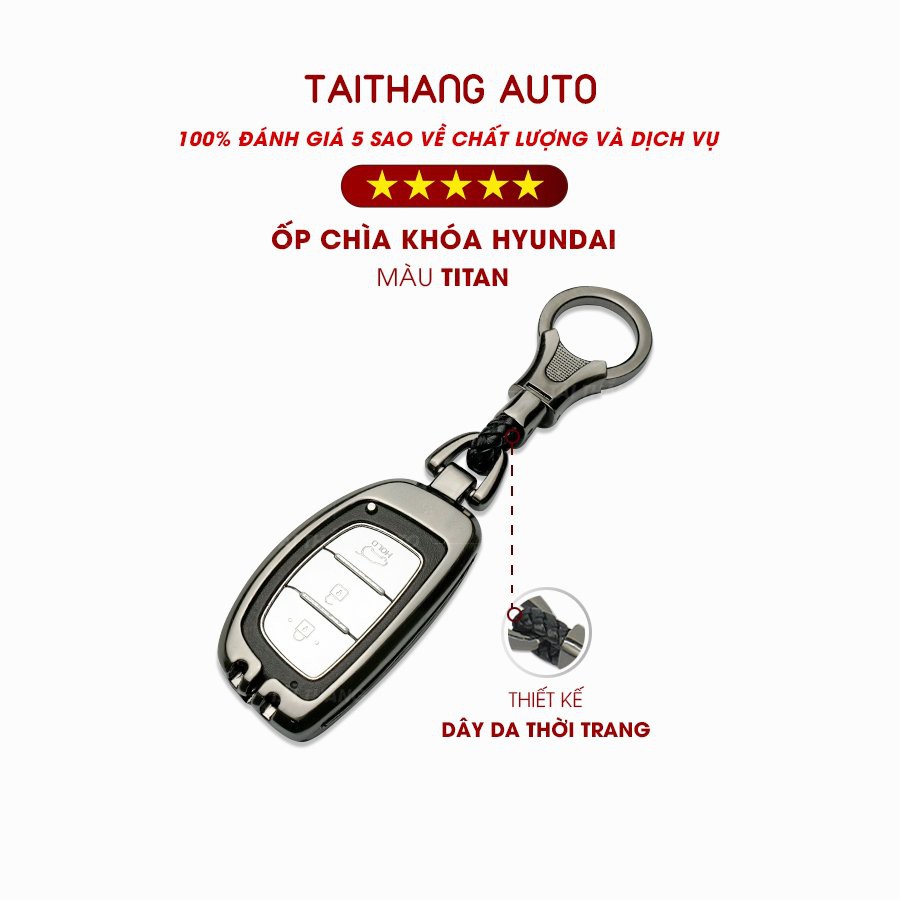 Ốp chìa khóa hyundai, bảo vệ chìa khóa hyundai tucson, hyundai elantra, hyundai i10, chất liệu metal cao cấp