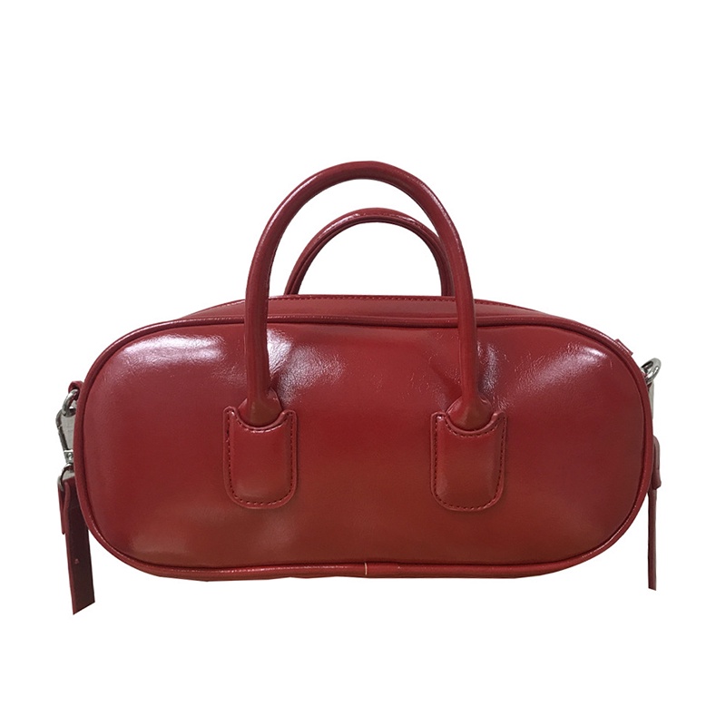 Túi đeo chéo IELGY màu trơn đơn giản phong cách retro thời trang cho nữ