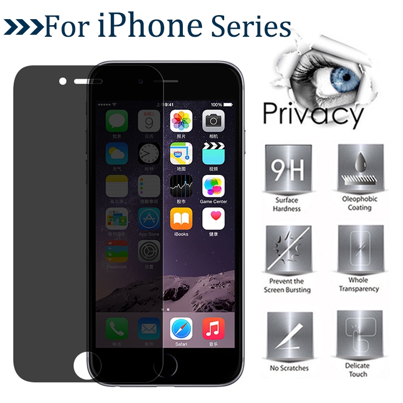 Kính Cường Lực Bảo Vệ Màn Hình Chống Nhìn Trộm Cho Iphone X/Xs/Xr/Max/7P/8P/6Sp/6
