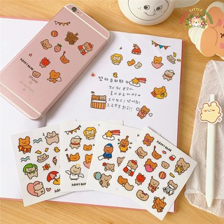 STICKER GẤU HAPPY BEAR | MST270