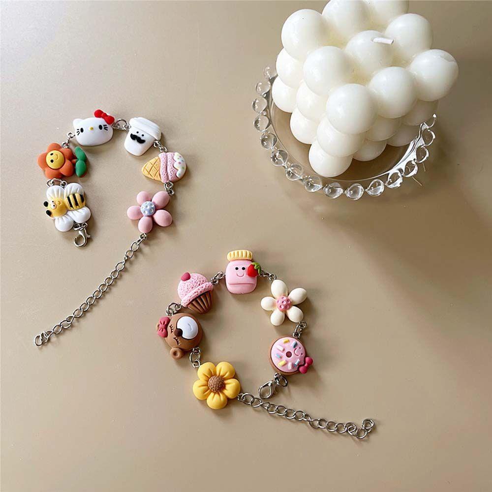 Vòng Tay Mặt Mèo Bằng Thép Không Gỉ Dễ Thương Phong Cách Nhật Bản