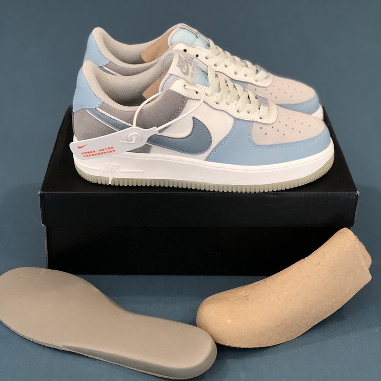 ✔️Giày Af1 Air Force 1 Xám Xanh Light Armory Blue Obsidian Mist Fullbox Cao Cấp✔️