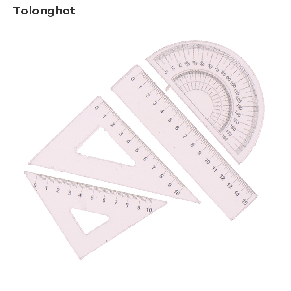 Bộ 4 Thước Vẽ Tỉ Lệ 1: 12 Dành Cho Búp Bê