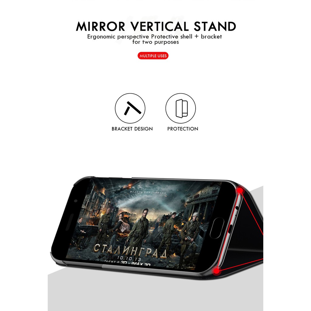 Bao Da Điện Thoại Nắp Lật Mặt Gương Thông Minh Chống Sốc Cho Oppo Reno 4 / Pro 4g Ốp | BigBuy360 - bigbuy360.vn