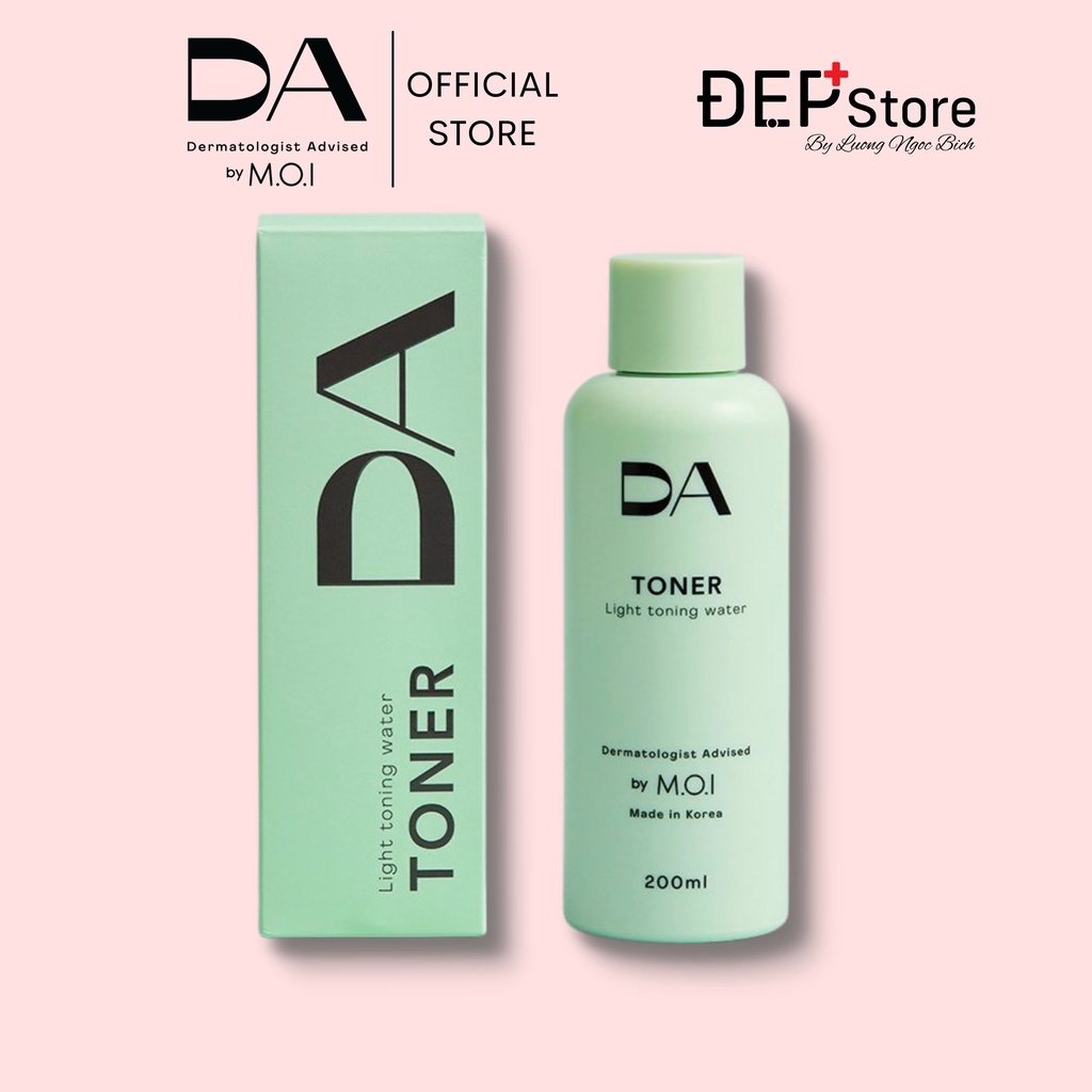 Nước Thần Toner D.A by M.O.I 5 Trong 1 Làm sáng, chống oxy hóa, dưỡng ẩm 200ml