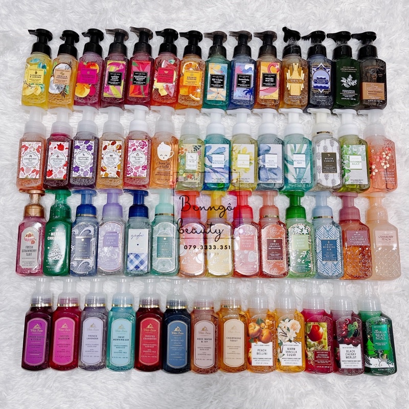 [ĐỦ MÙI] XÀ PHÒNG RỬA TAY TẠO BỌT 259ML - BATH AND BODY WORKS 🧼