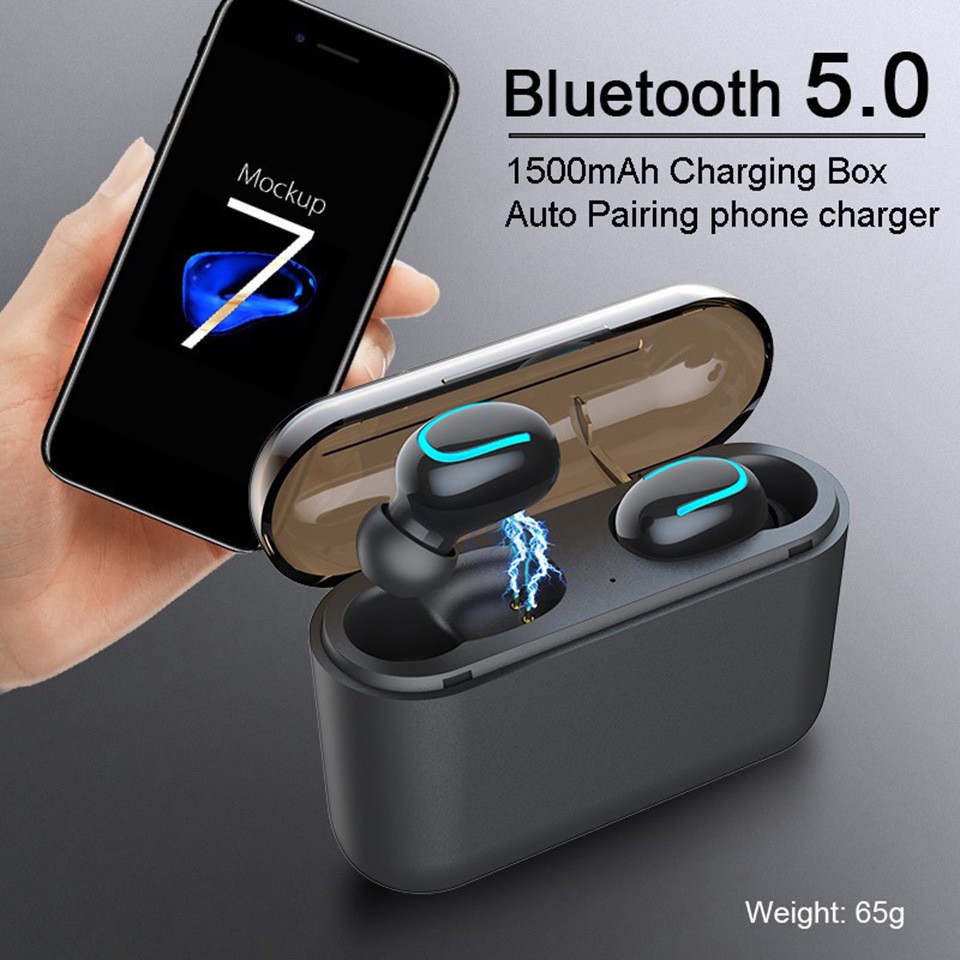 Tai nghe nhét tai Pulierde Q32T không dây kết nối Bluetooth 5.0 tiện dụng