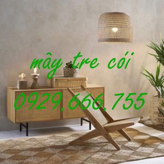 Thảm cói chữ nhật trang trí decor