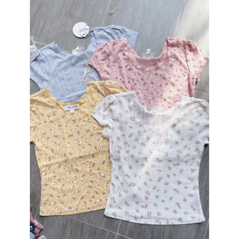 Áo thun hoa nhí vnxk