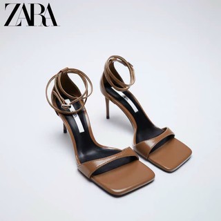 Sandal zara gót nhọn xuất dư fullbox tag mã