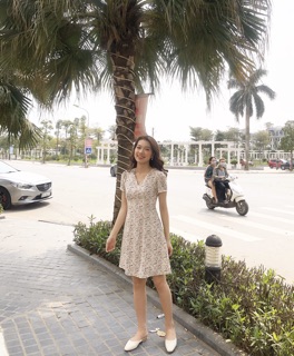 Váy hoa bảy mảnh