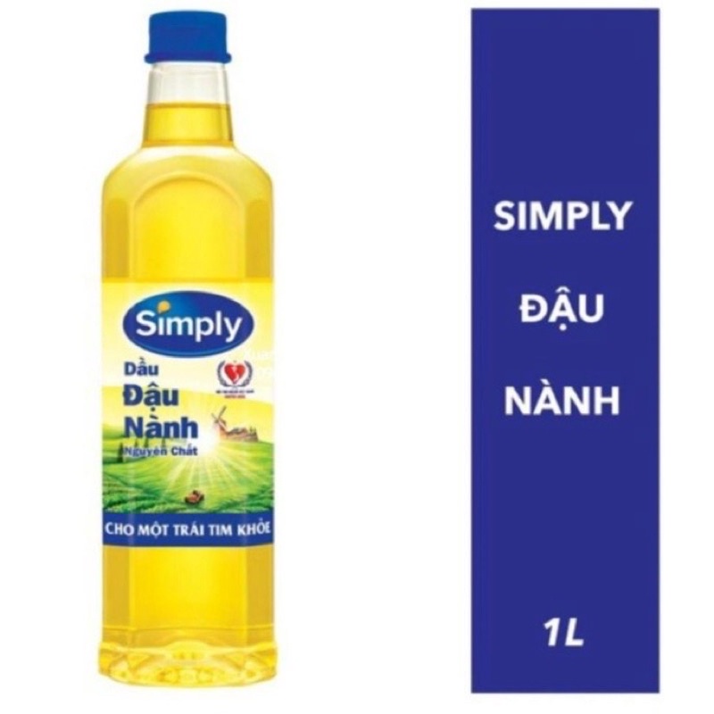 Dầu đậu nành Simply 1 lít