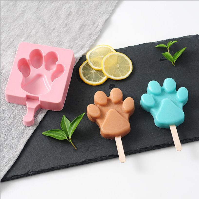 [Ảnh Thât+Video]Khuôn Silicon Làm Kem Que Đổ Socola/Thạch/Kẹochipchip/Pudding Nhiều Hình Dễ Thương Tự Chọn