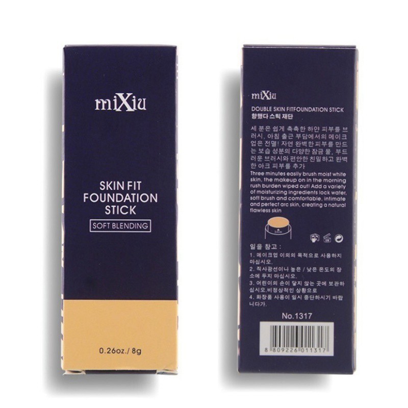 [Hàng mới về] Kem nền dạng thanh thiết kế hai đầu tiện dụng thương hiệu MIXIU | BigBuy360 - bigbuy360.vn