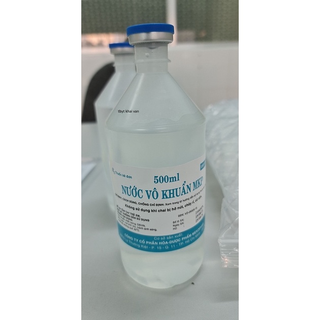 Nước cất chai 500 ml