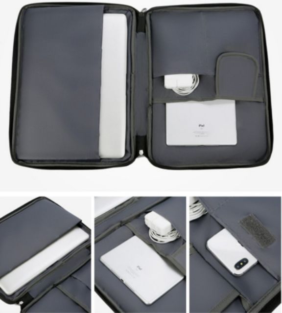 Túi chống sốc 13-15.6 inch Fopati dành cho MacBook, laptop, Surface - có dây đeo chéo