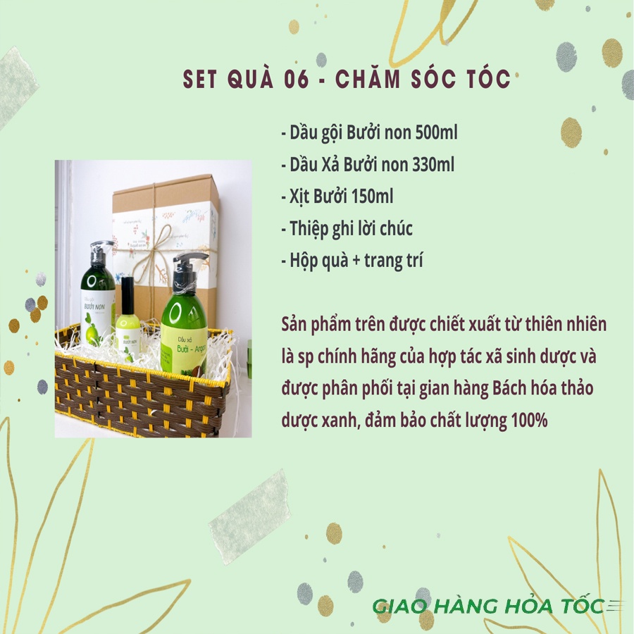 Quà tặng 8/3, Valentine, sinh nhật cho nữ. Sét quà tặng dễ thương cho mẹ, bà, cô giáo, người yêu - QT 06