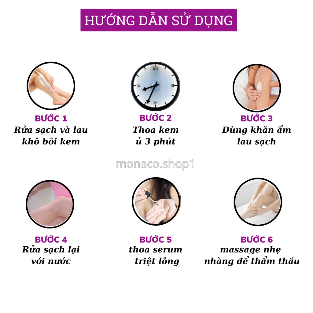 Kem Tẩy Lông Huyền Phi tẩy bất chấp mọi loại lông tặng kèm serum combo