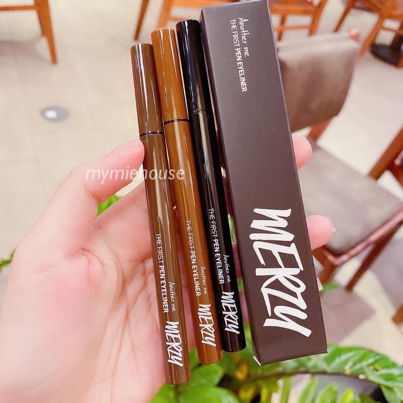 Kẻ măt nước Merzy Pen eyeliner - siêu mảnh ,  ko lem ko trôi
