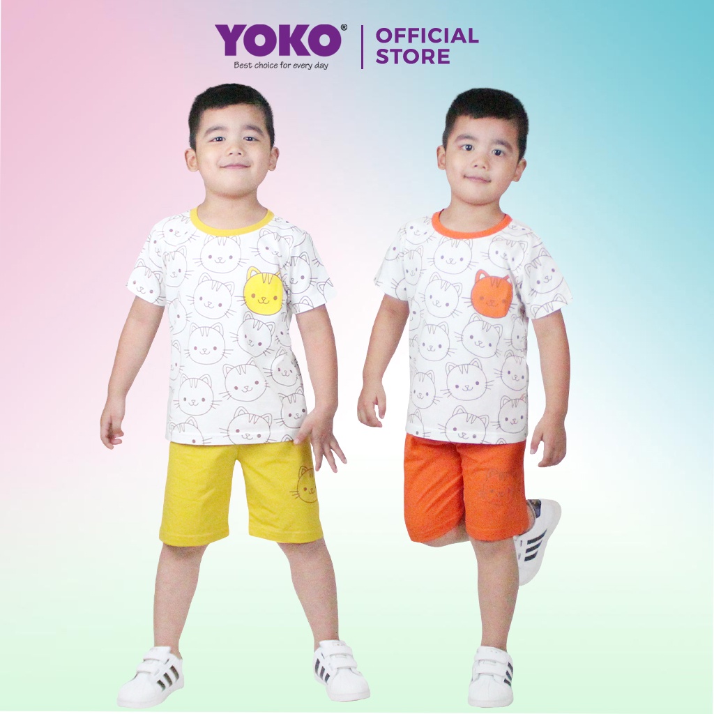 Bộ Quần Áo Thun Tay Ngắn Bé Trai Và Bé Gái (1-9 Tuổi) YOKO KID’S FASHION 21253TG