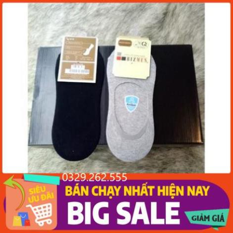 (FreeShip) Tất Giày Lười Sợi Cotton Khử mùi hôi BIZMEN CO-08