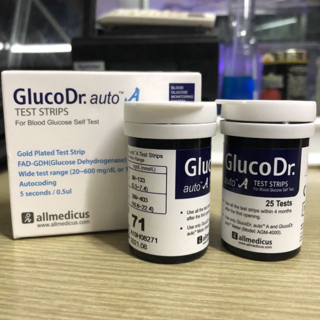Que thử đường huyết Gluco Dr Auto (tặng kèm 50 kim)
