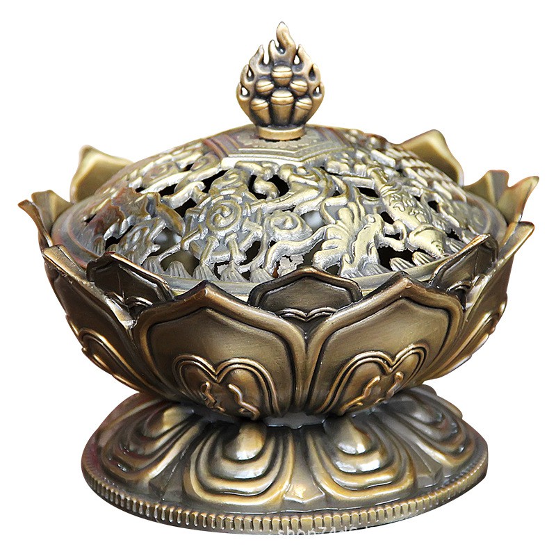 Lư Hương Xông Đốt Trầm Hương (Tặng Kèm 01 Hộp Trầm Nụ)