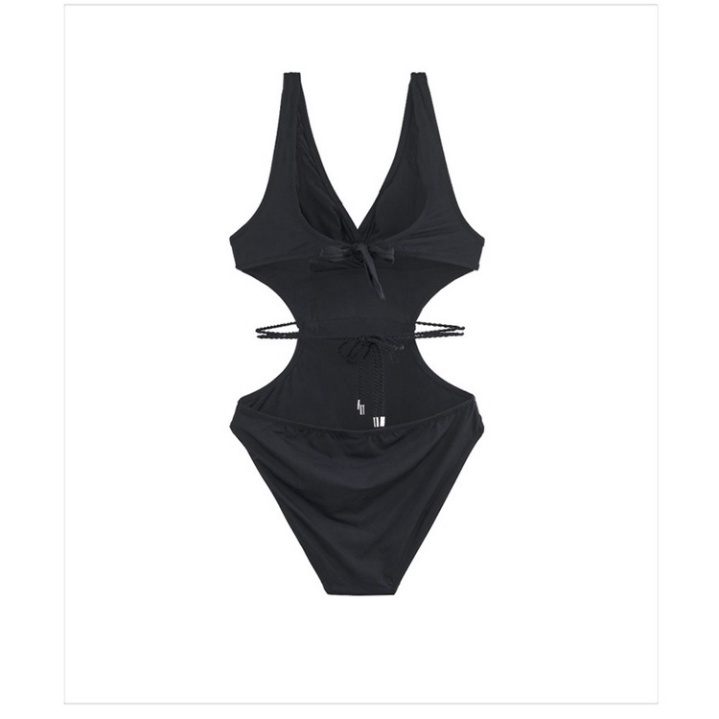 Bikini 1 mảnh SEXY hở lưng đồ bơi đi biển liền thân che bụng khuyến điểm Hàn Quốc nâng ngực có gọng LUHAZO 2566 DK11T402