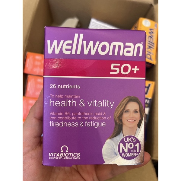 Vitamin wellwoman 50+ hàng Vitabiotics UK