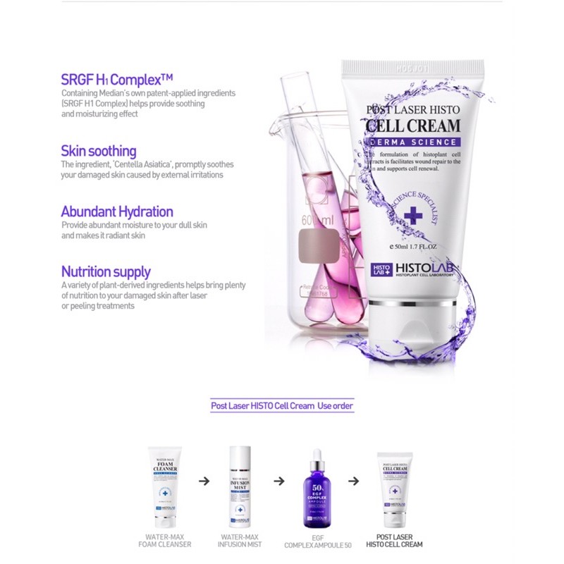 KEM CHĂM SÓC DA SAU TRỊ LIỆU BẰNG LASER - POST CARE HISTO CELL CREAM | BigBuy360 - bigbuy360.vn