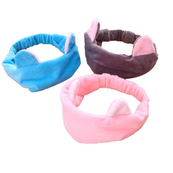 Băng đô tai mèo Etude (MỎNG) - nhung mềm mượt (Giao màu ngẫu nhiên)