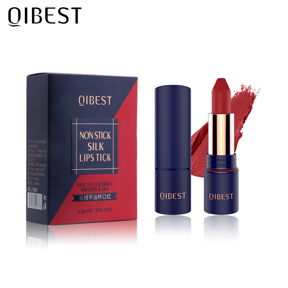 Son lì chống thấm nước QIBEST 6 màu sắc thời trang 45g | BigBuy360 - bigbuy360.vn