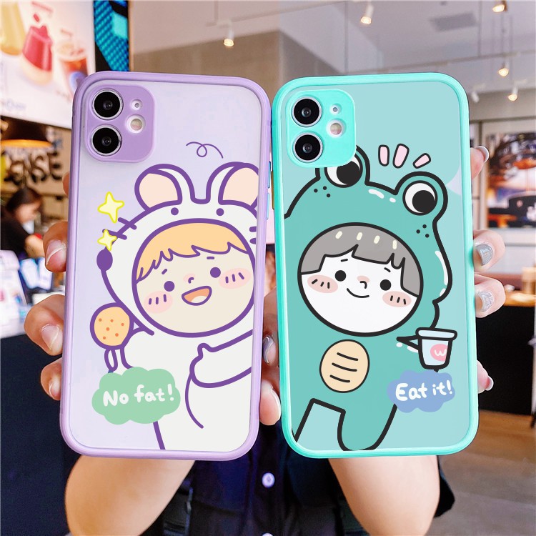 Ốp lưng Oppo Reno 5 A5S/ A3S/ A7/A12/ A5 2020/ A9 2020/ F9/ A91/ A92/A31/A53 mẫu nhám Roro Cosplay bảo vệ camera cực hot