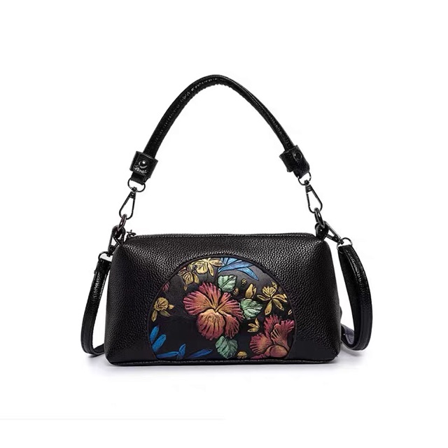 TX49 TÚI XÁCH TAY HOẶC ĐEO CHÉO  NỮ THUÊ HOA