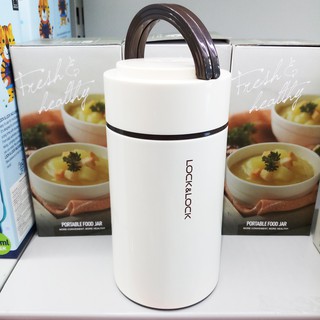 Bình Ủ Cháo Giữ Nhiệt 1000ml Lock&Lock Food Jar LHC8023WHT màu trắng