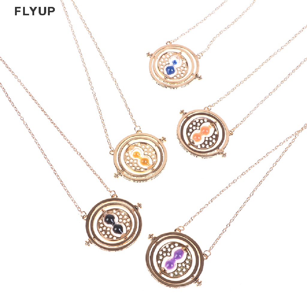 Vòng cổ Mặt Đồng Hồ Cát 3D Phong Cách Harry Potter