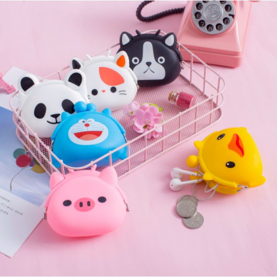 Ví bóp silicon hình thú cưng siêu đẹp - chọn mẫu