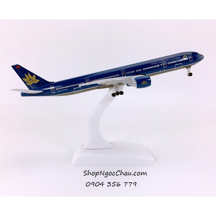 Mô hình máy bay tĩnh B777-B787 18cm có bánh xe