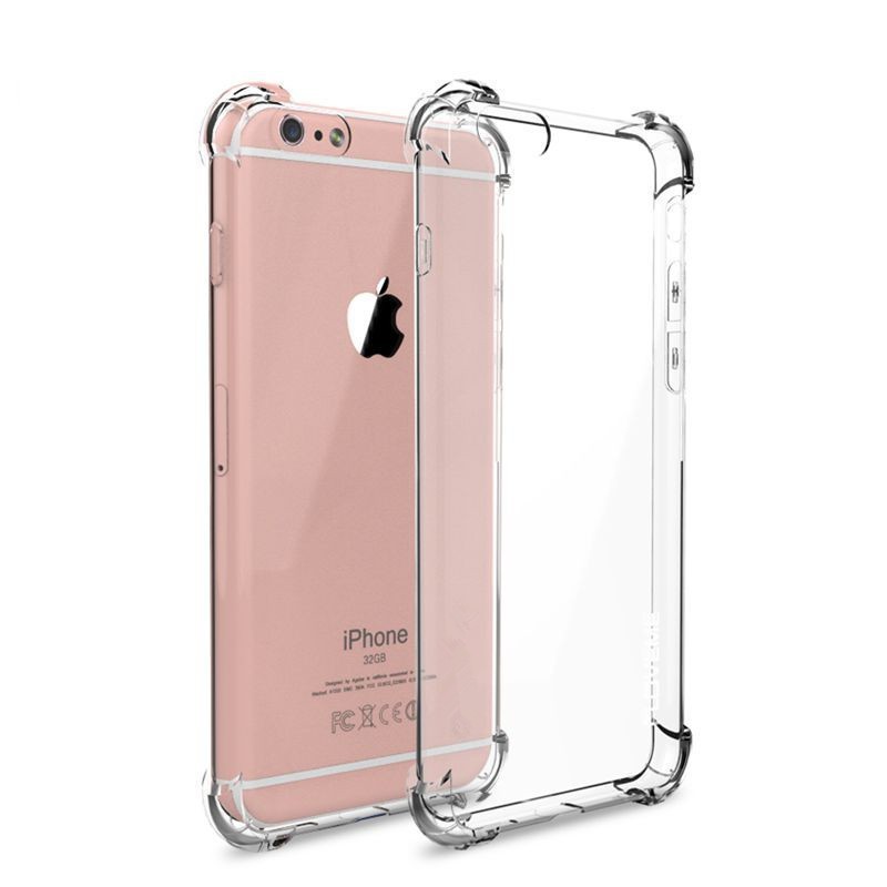 Ốp điện thoại nhựa dẻo trong suốt có khả năng chống sốc iPhone 12 MINI 6S 6Plus 7 8 7 8 Plus X XR XS Max 11 Pro