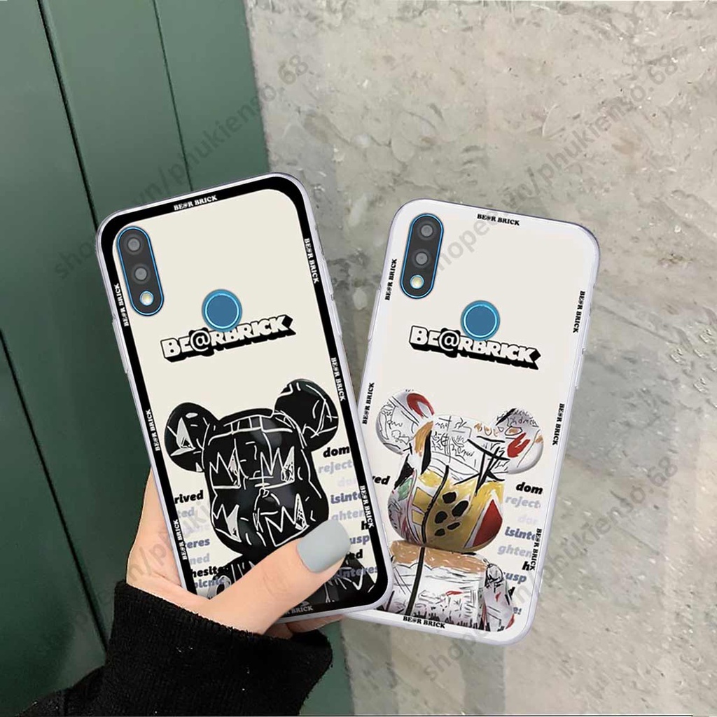 Ốp lưng điện thoại Vsmart Joy 2 Plus / Joy2+ elegant, gấu be@rbrick cao cấp, vỏ ốp rẻ đẹp