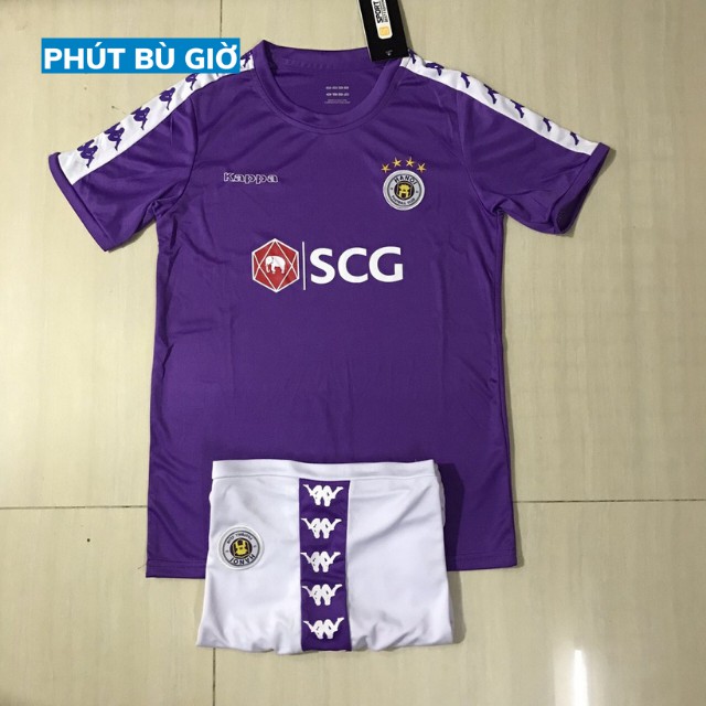 Bộ quần áo đá bóng trẻ em CLB Hà Nội đủ màu cao cấp mẫu mới nhất 2019-2020